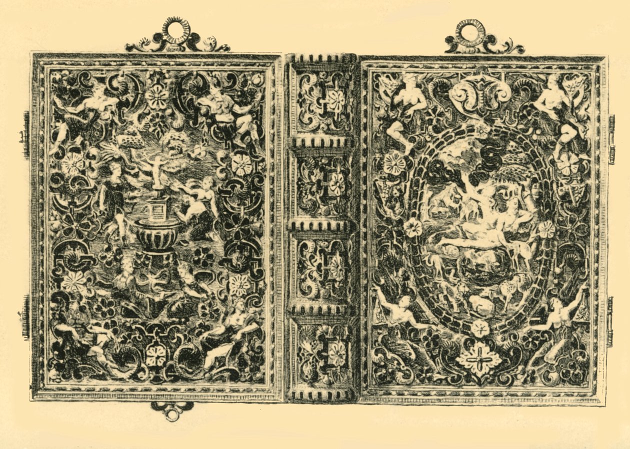 Altın kitap kapağı, 19. yüzyıl, 1881. by John Watkins