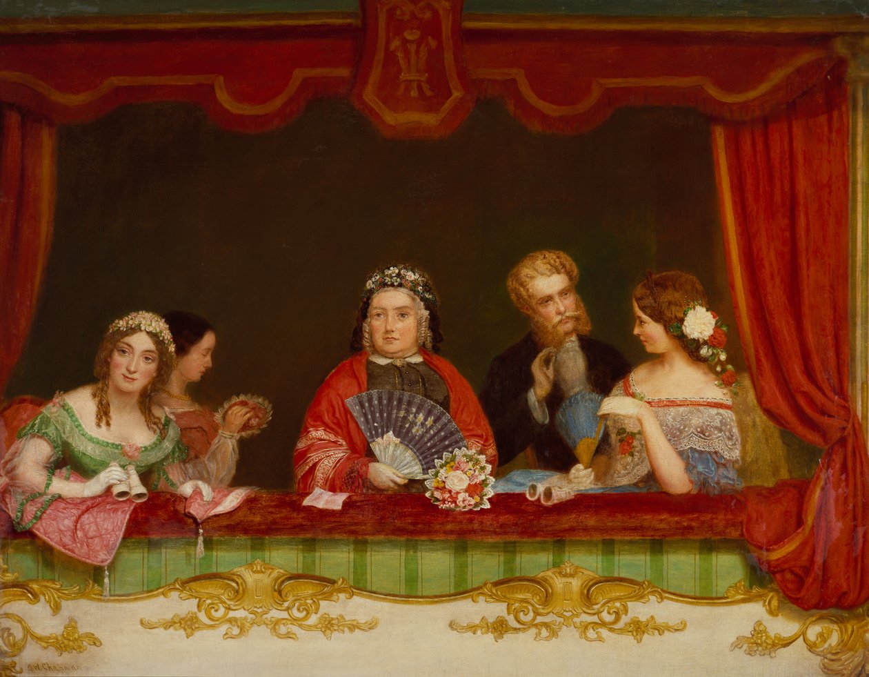Özel Kutu, Drury Lane by John Watkins Chapman