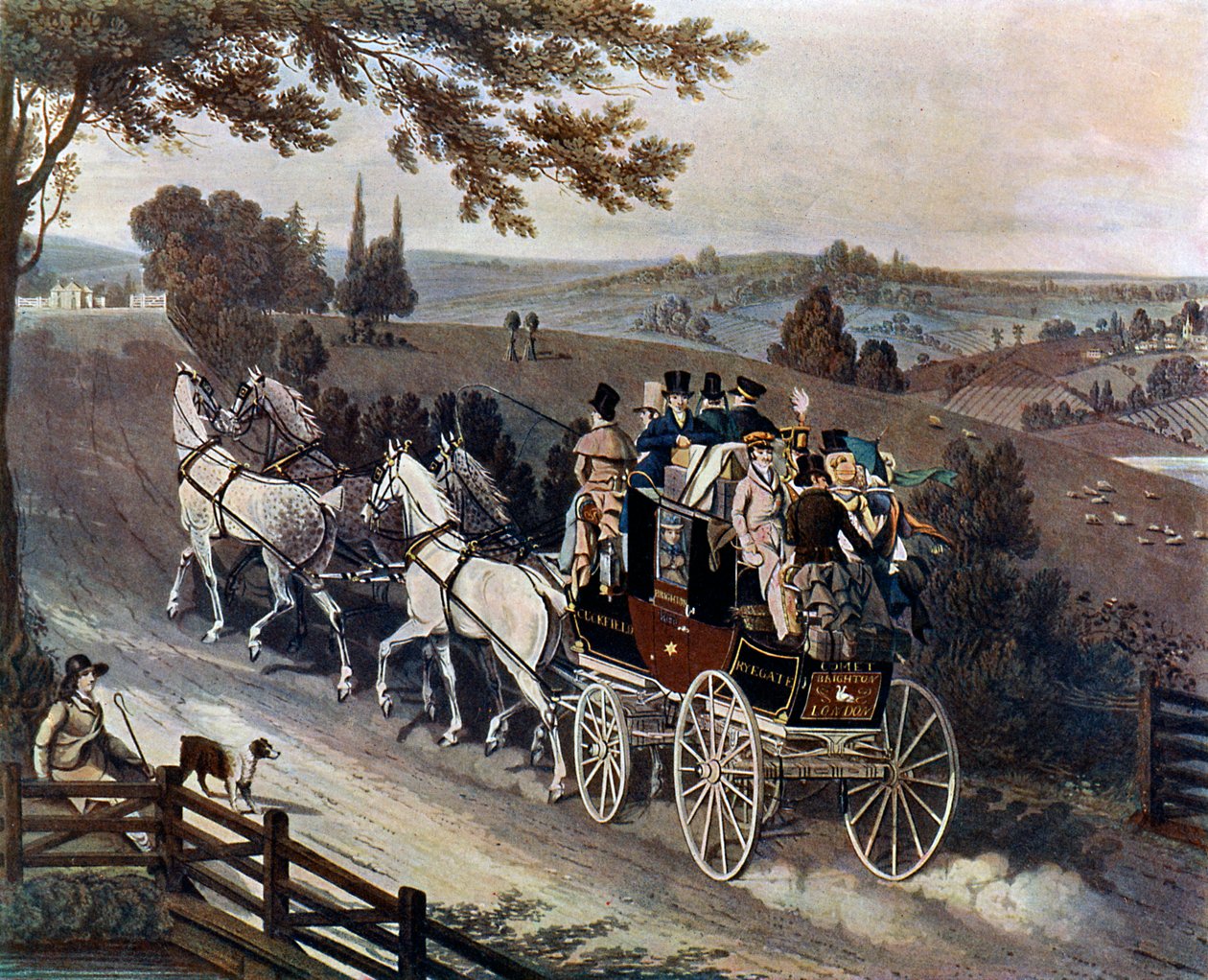 Sahne Antrenörü, 1822, c1920 by John Watson
