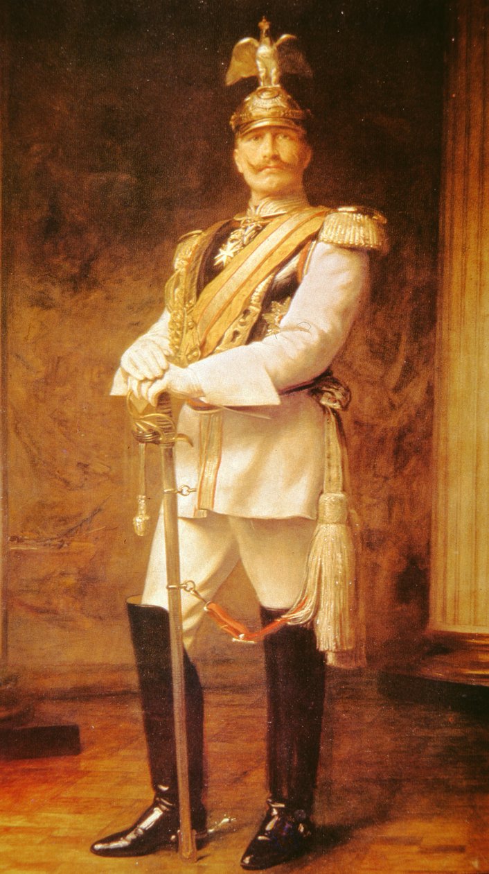 Kaiser Wilhelm II, Almanya İmparatoru (renkli taş) by John Watson Nicol