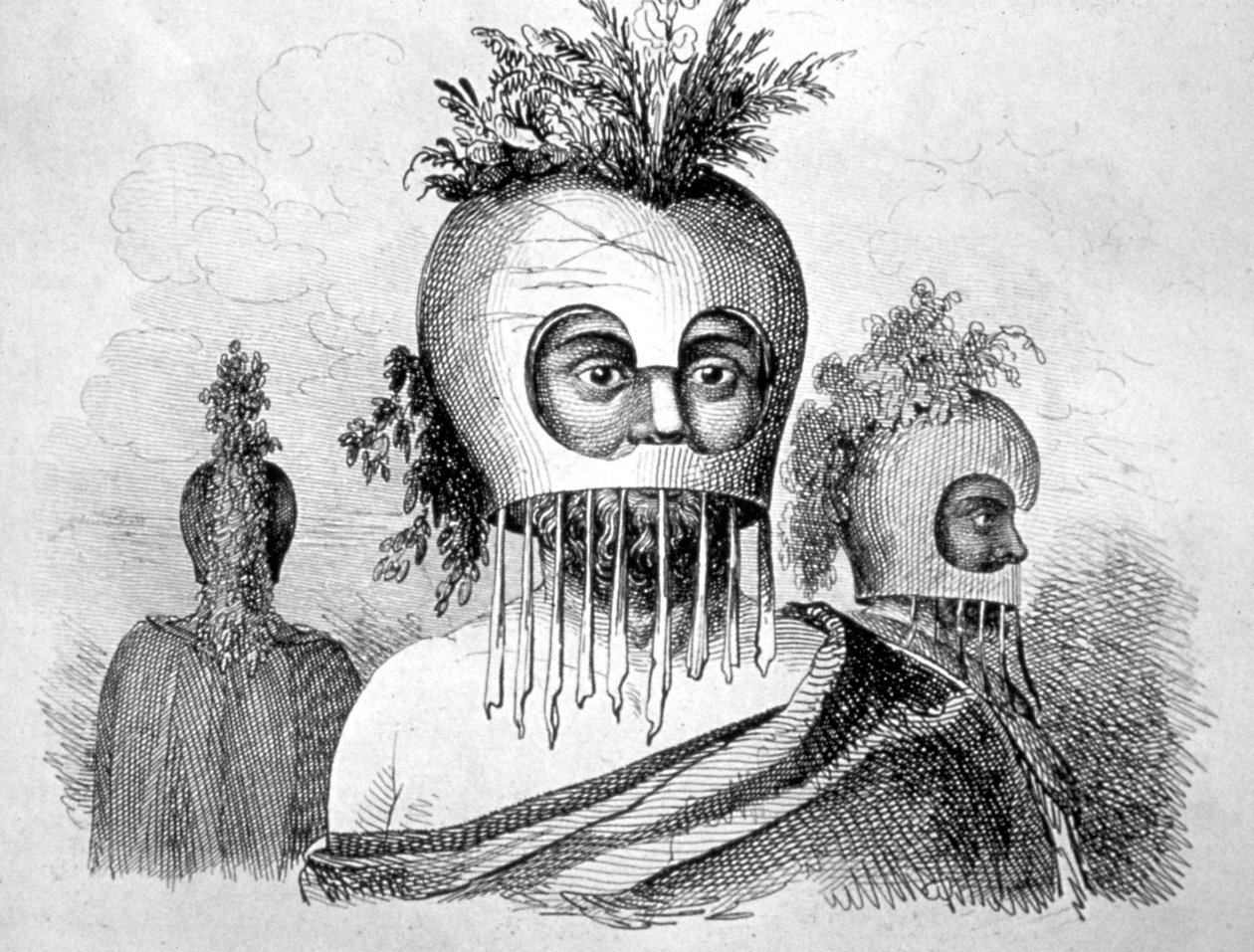 Kabak Maskesi Takan Hawaiili Adam, 18. Yüzyıl by John Webber