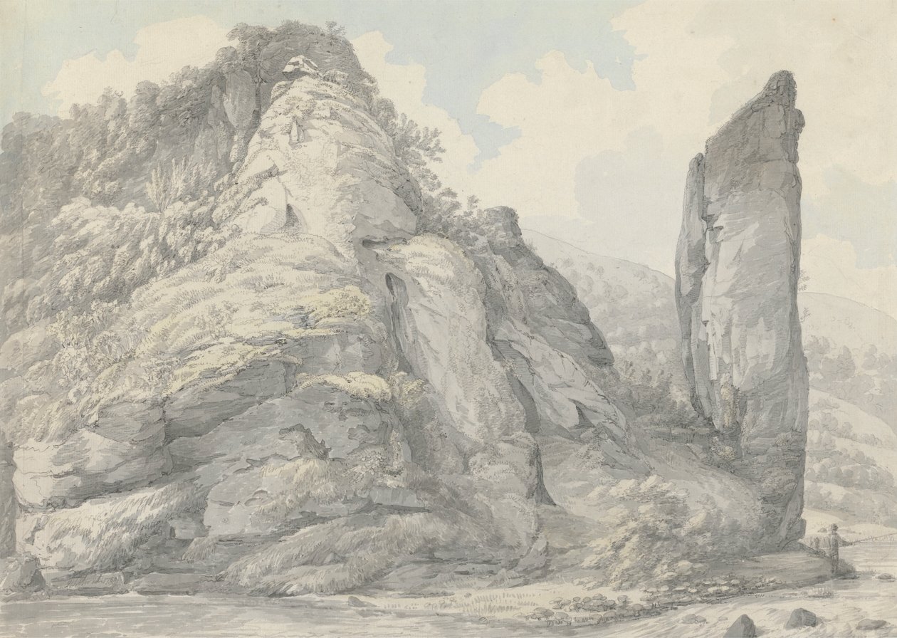 Derbyshire'da Manzara by John Webber