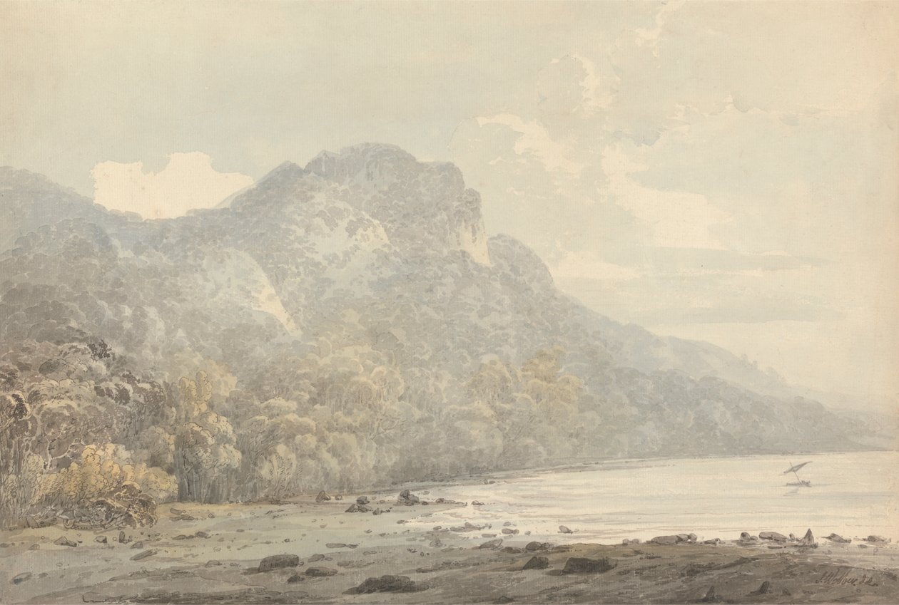 Cracatoa (sic), Çin Denizlerinin Görünümü by John Webber