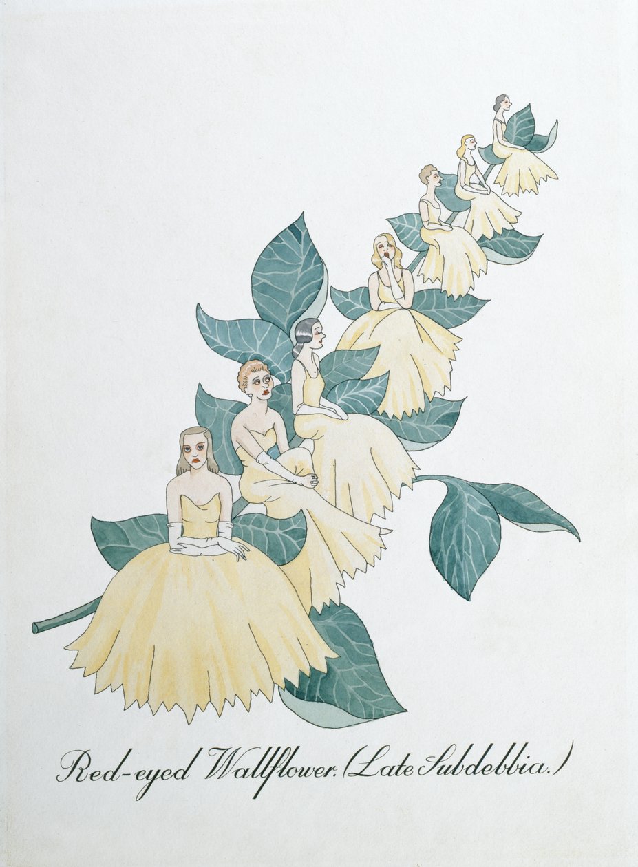 Kırmızı gözlü Wallflower (Geç Subdebbia), John Weir