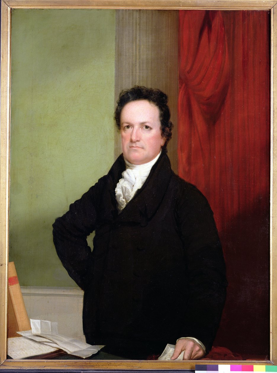 De Witt Clinton (1769-1828) 1816 dolayları by John Wesley Jarvis