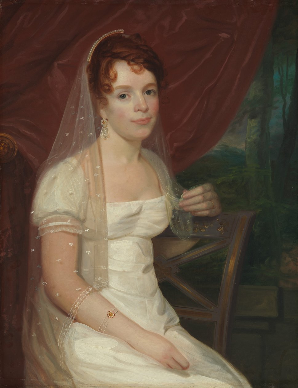 Bayan Robert Dickey Anne Brown, 1807-10. by John Wesley Jarvis