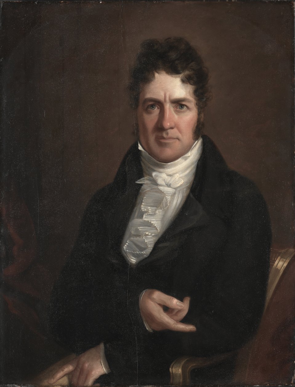Thomas Abthorpe Cooper, yak. 1810 (ahşap üzerine yağlı boya) by John Wesley Jarvis