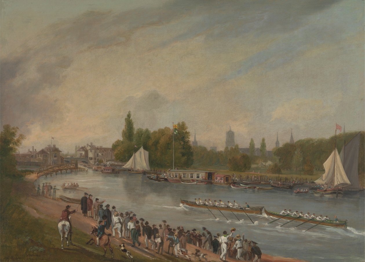 Isis Nehri'nde Bir Tekne Yarışı, Oxford by John Whessell