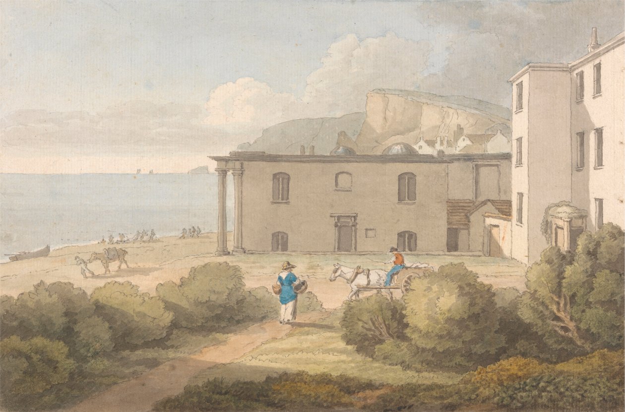 Core's Library, Dawlish, Devon'dan Bir Görünüm by John White Abbott