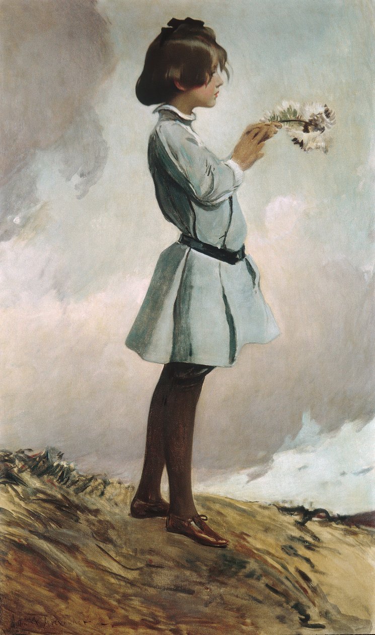 Geraldine Russell, 1902 veya 1903. by John White Alexander