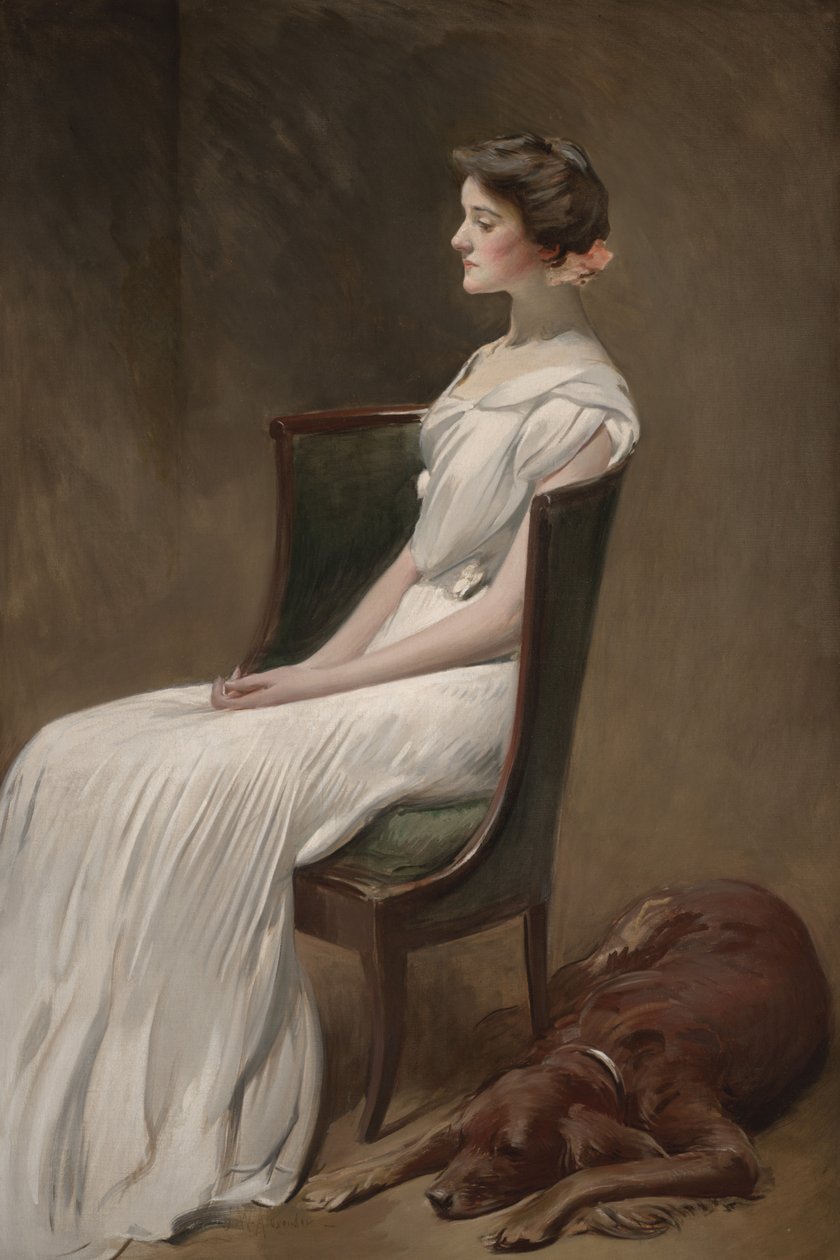 Bayan Dorothy Quincy Roosevelt (daha sonra Bayan Langdon Geer) by John White Alexander