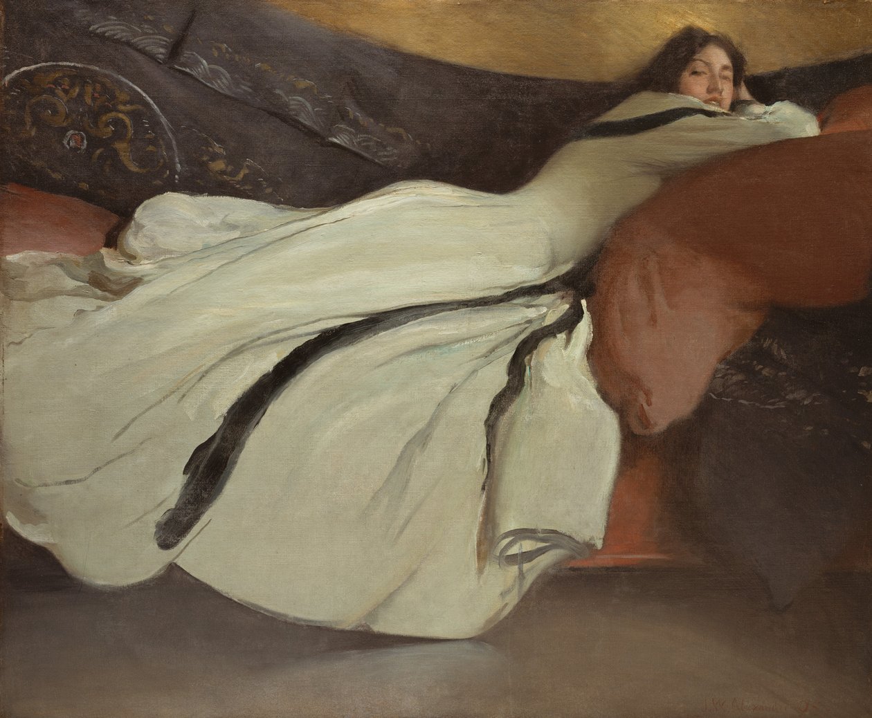 Repose, 1895. by John White Alexander