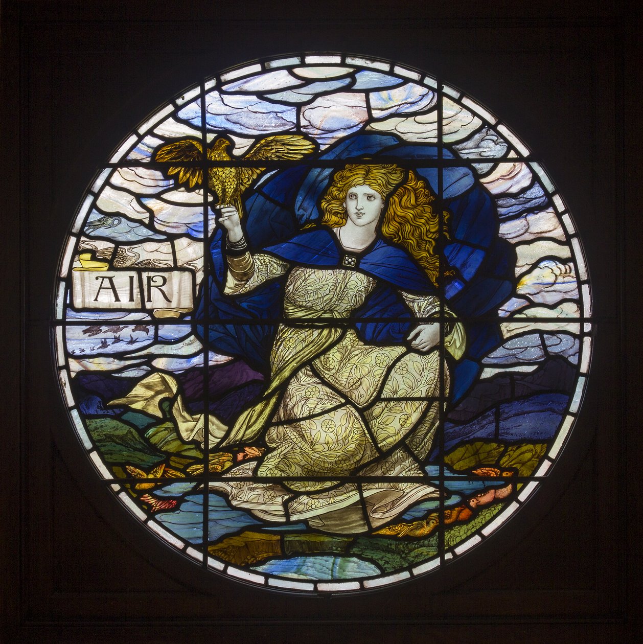 Biddulph Grange, James Powell & Sons, John William Brown (1842-1928), Hava, 1903, Art Nouveau by John William Brown