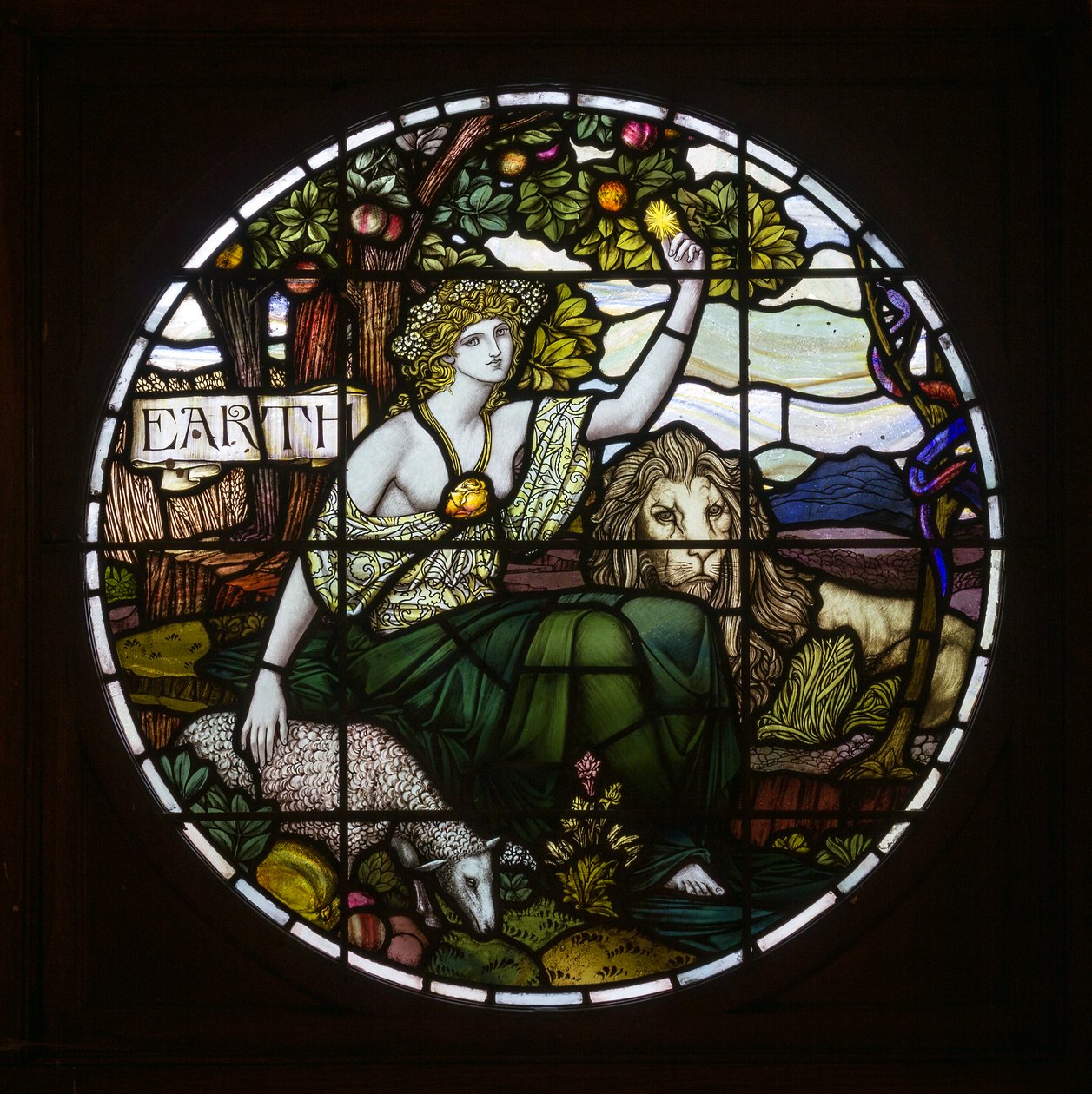 Biddulph Grange, James Powell & Sons, John William Brown (1842-1928), Dünya, 1903, Art Nouveau by John William Brown