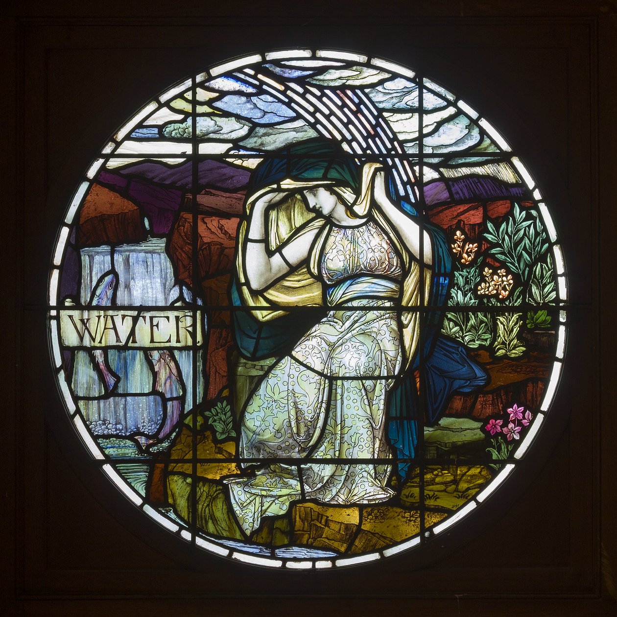 Biddulph Grange, James Powell & Sons, John William Brown (1842-1928), Su, 1903, Art Nouveau by John William Brown