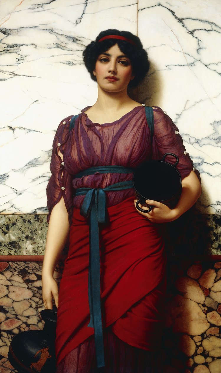 Bir Yunan İdil, 1907 by John William Godward