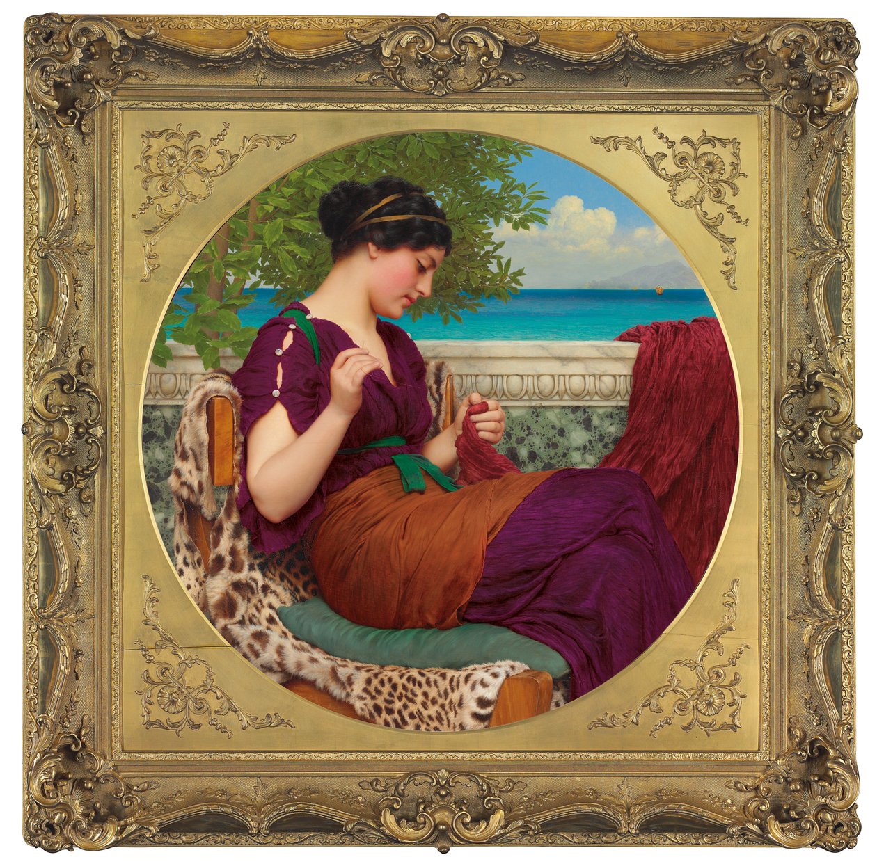 Uzaklardaki Düşünceler, 1911 by John William Godward