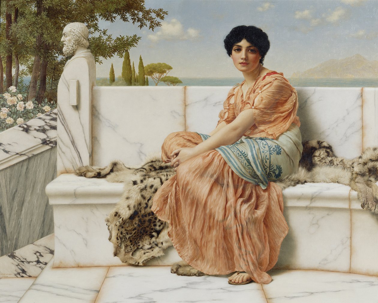 hayal by John William Godward