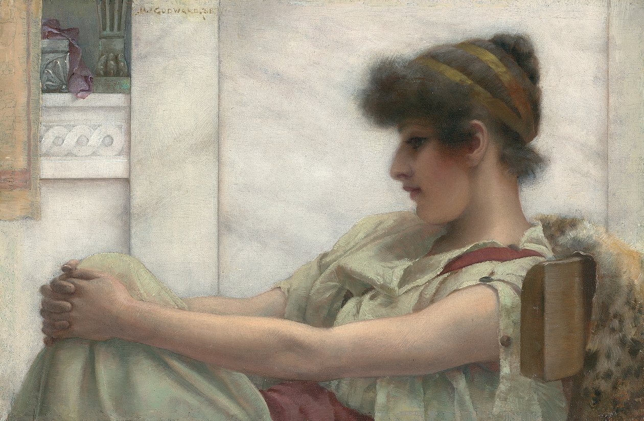 hayal, 1888 by John William Godward