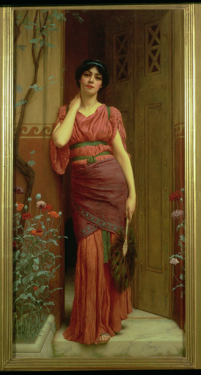 Bahçe Kapısı by John William Godward