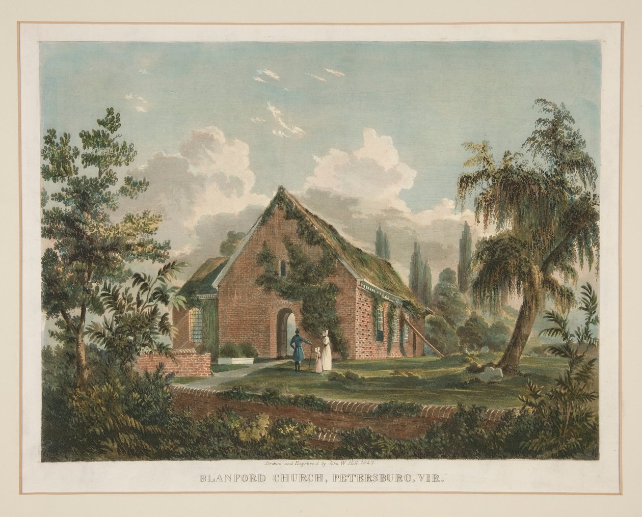 Blanford Kilisesi, Petersburg, Vir. by John William Hill