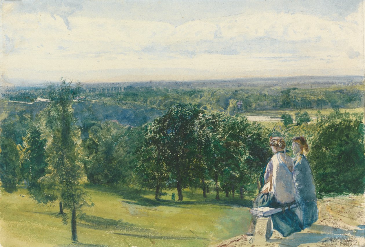 Richmond Park'ta by John William Inchbold