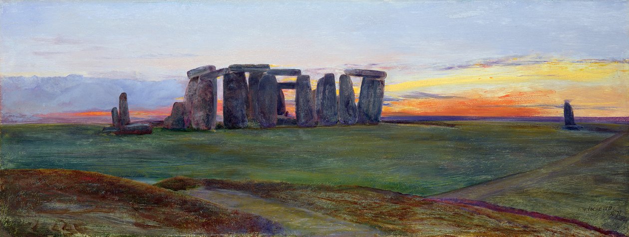 Stonehenge by John William Inchbold