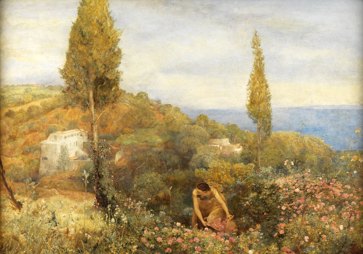 Güller, Asphodel ve Selvi - Cezayir by John William North
