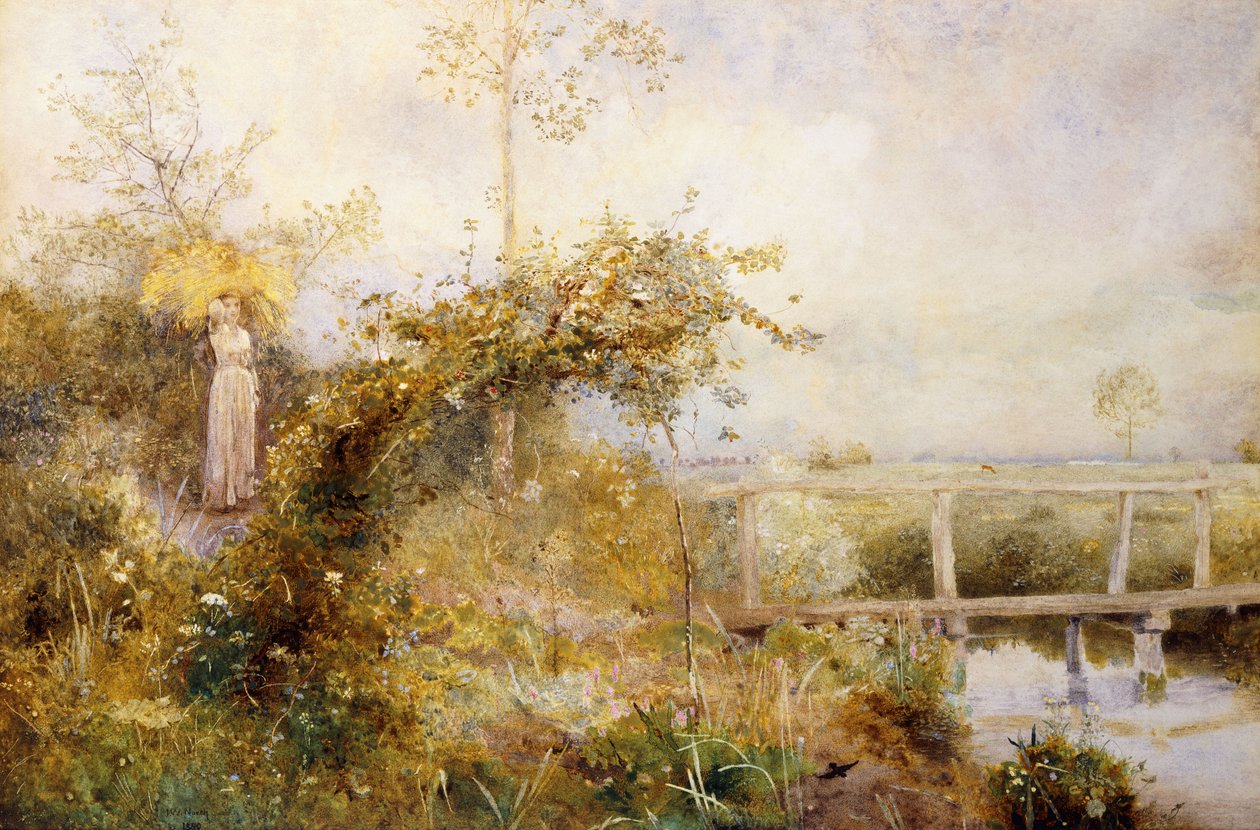 Hasat Tarlasından Dönüş, 1880 by John William North