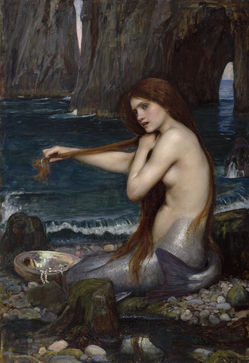 Bir Deniz Kızı, 1900 by John William Waterhouse