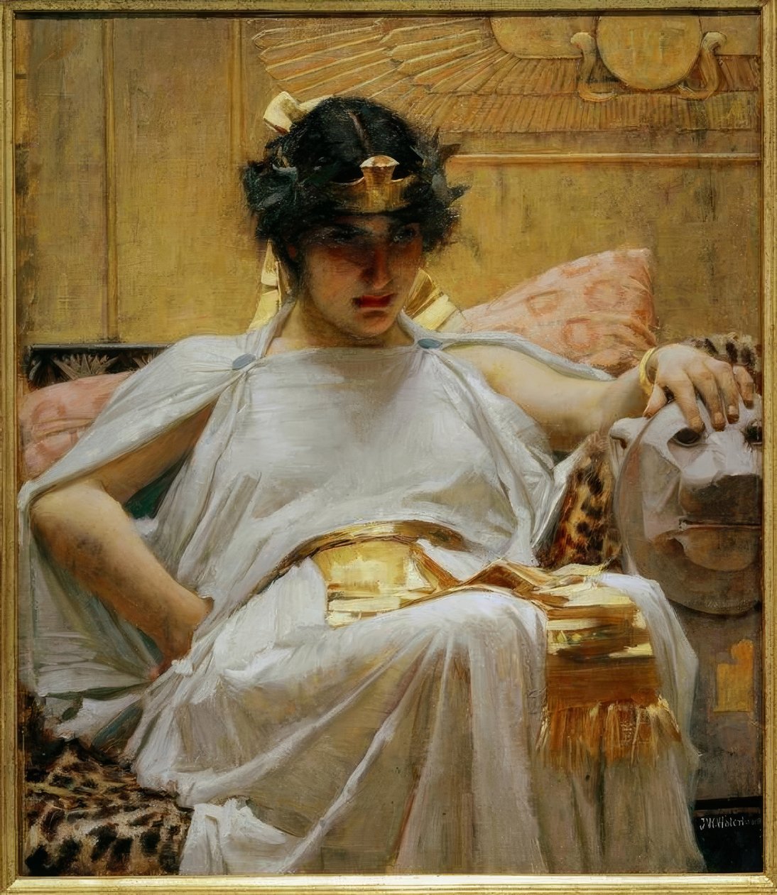 Kleopatra by John William Waterhouse