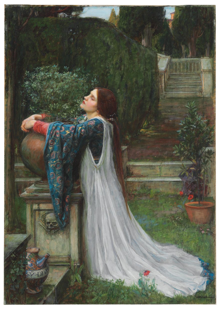 Isabella ve Fesleğen Potası, 1907 by John William Waterhouse