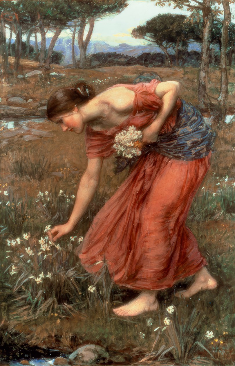 Nergis by John William Waterhouse