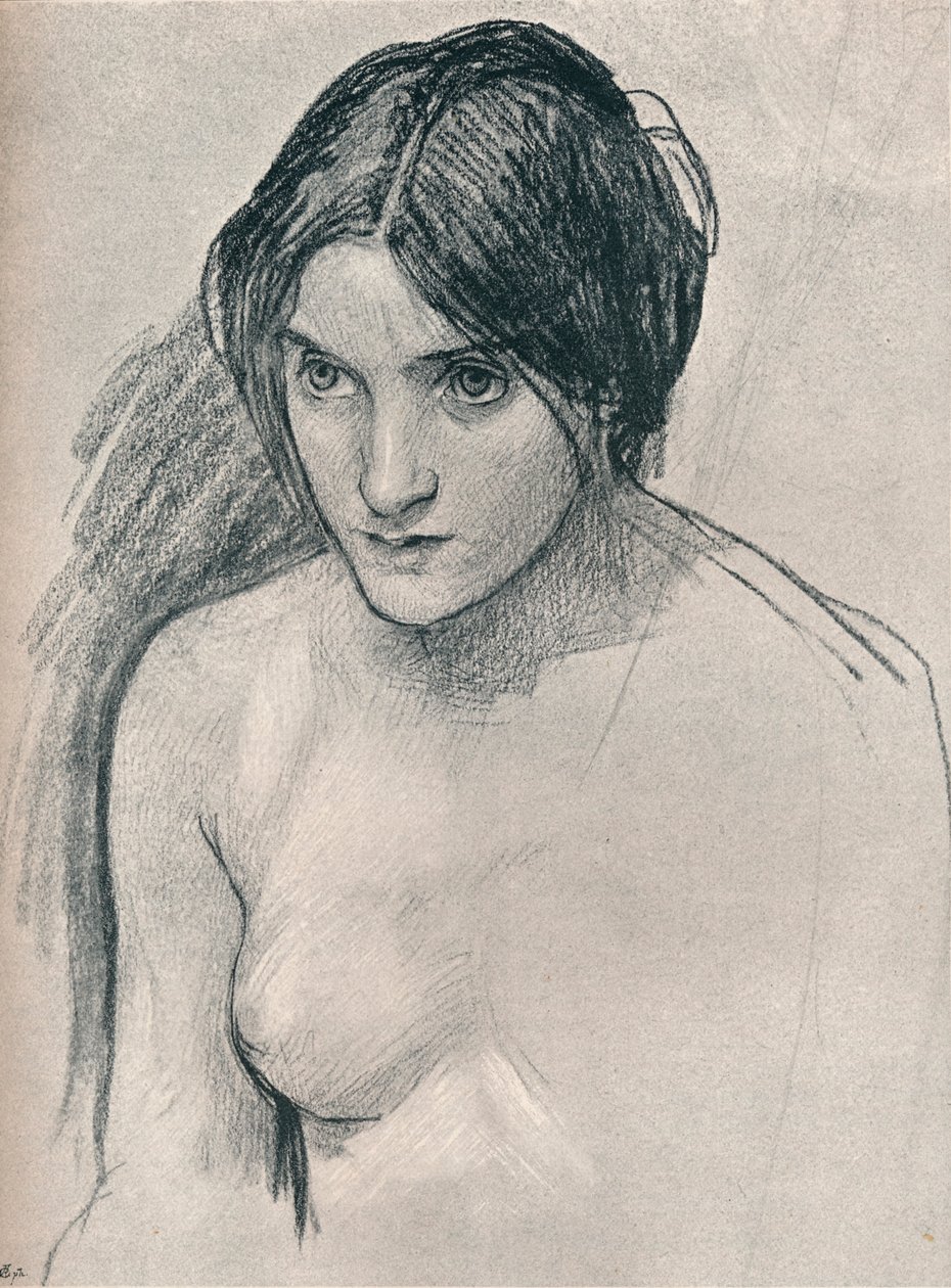 Hylas ve Periler tablosu için çalışma, c1896 by John William Waterhouse