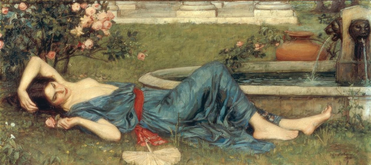 Tatlı yaz by John William Waterhouse