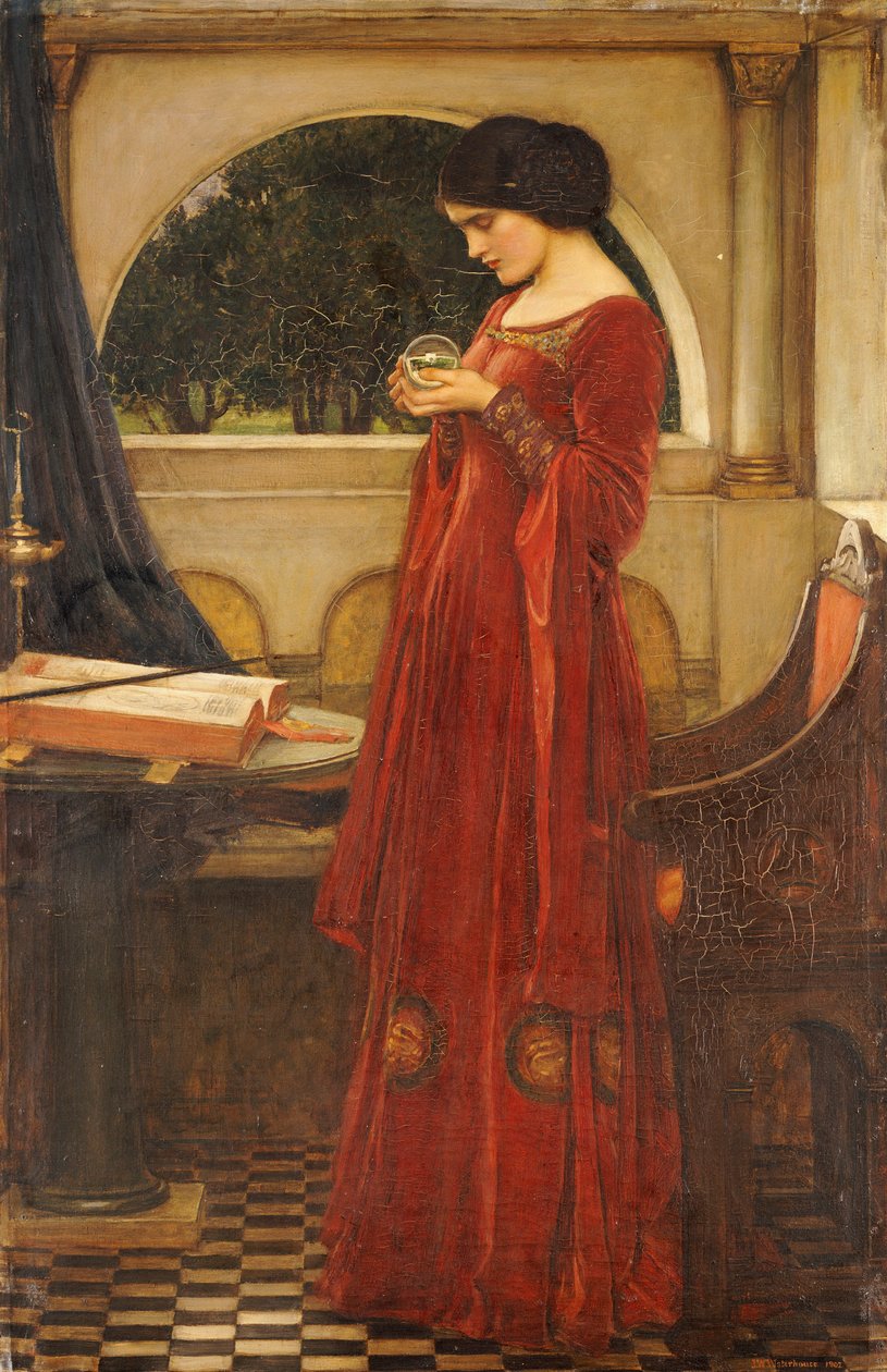 Kristal Küre, 1902 by John William Waterhouse