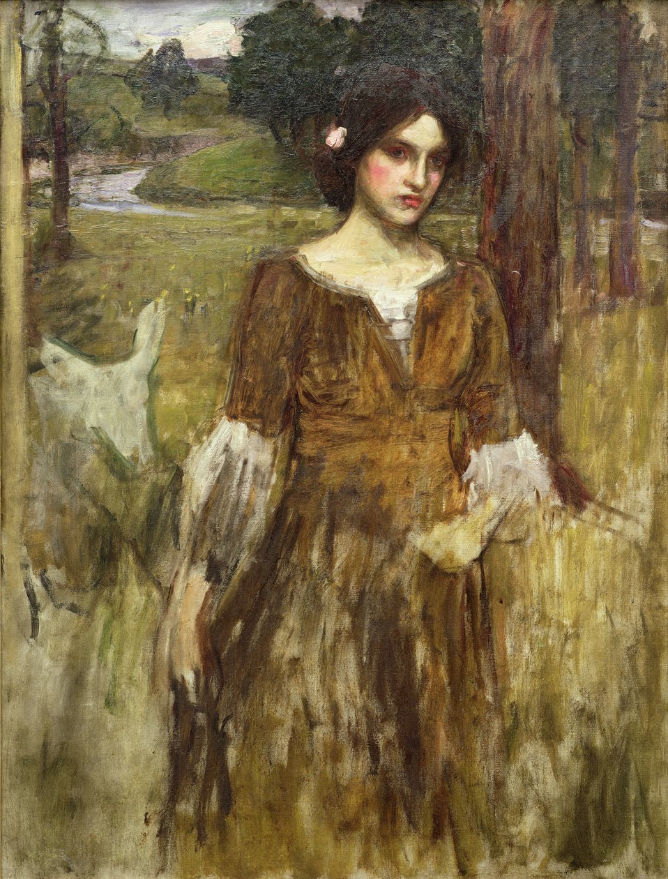 Leydi Clare, 1900 dolayları by John William Waterhouse