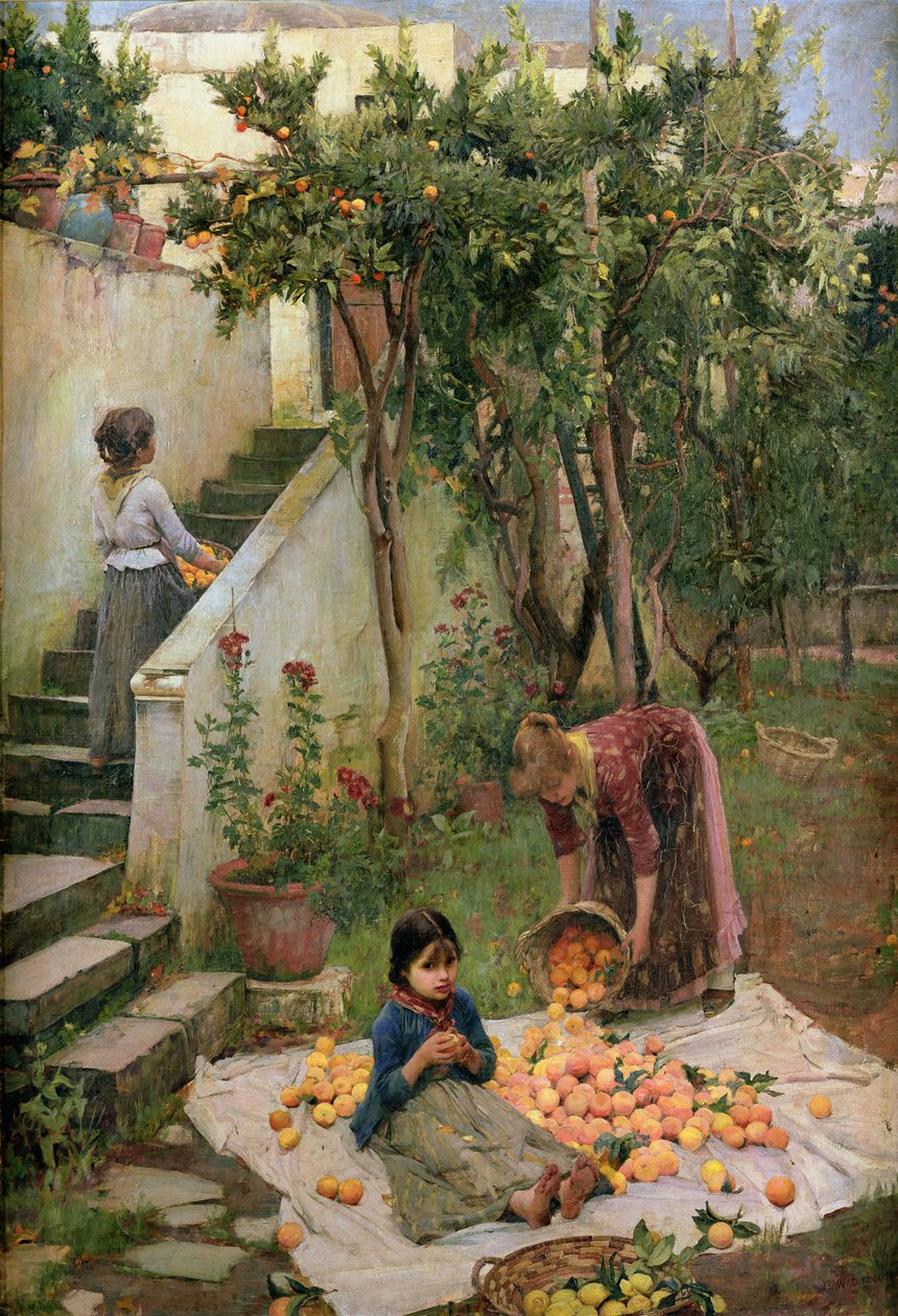 iş, 1863 by John William Waterhouse