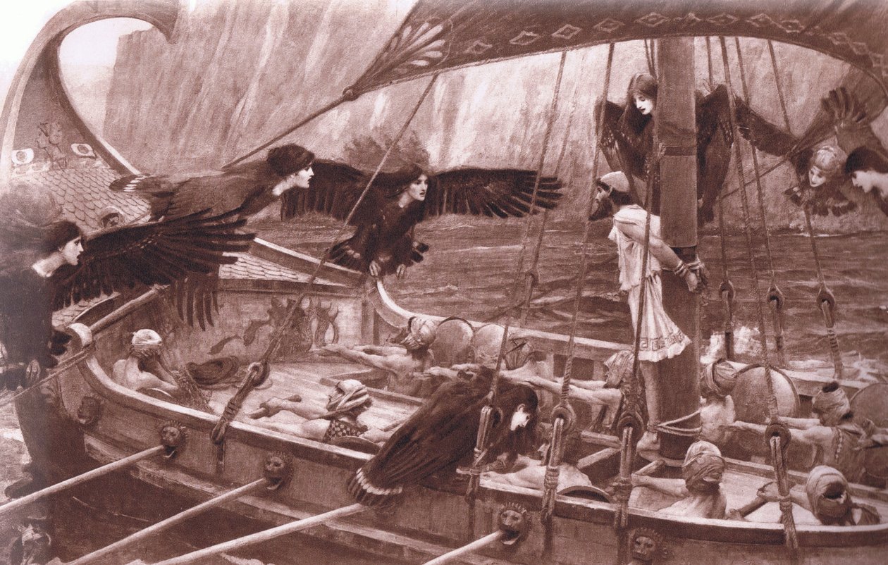 Ulysses ve Sirenler, MacMillan okul afişlerinden, 1950-60