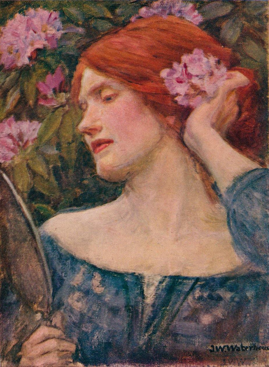 makyaj, c1910 by John William Waterhouse