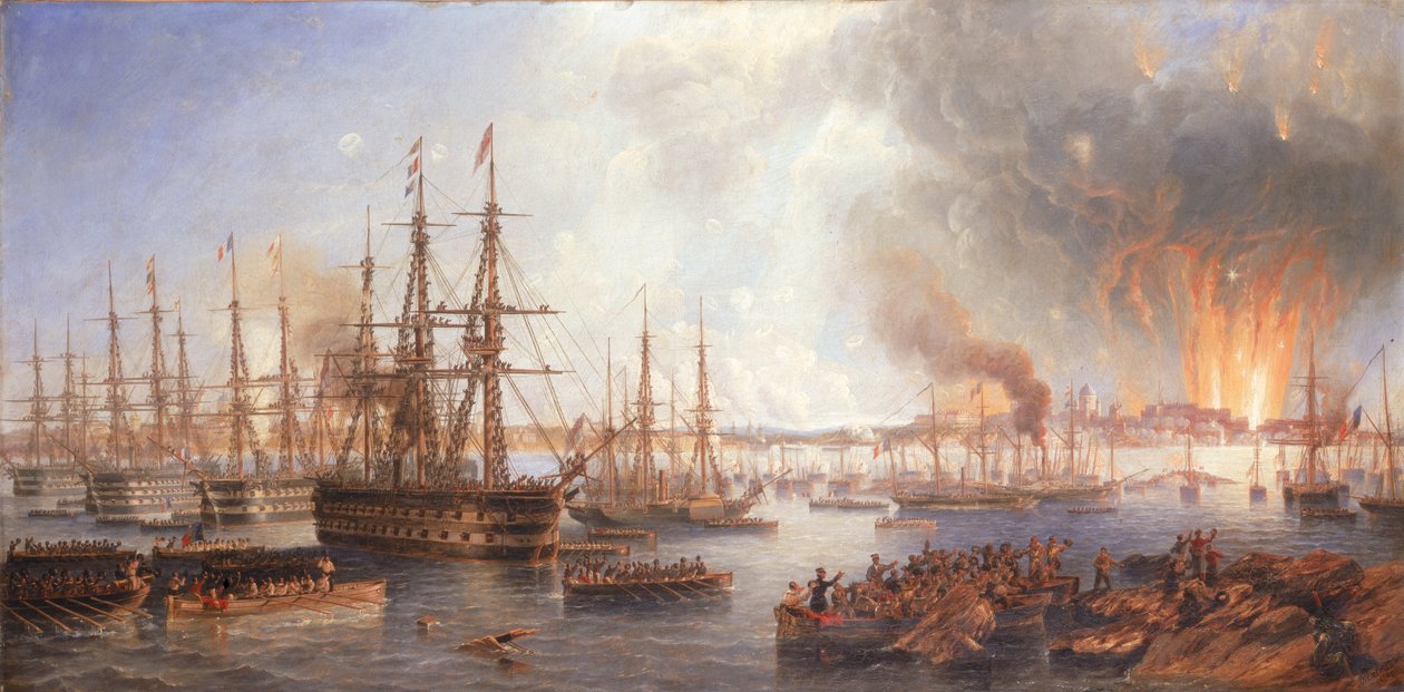 Sveaborg Bombardımanı, 5 Ağustos 1855, 1856 by John Wilson Carmichael