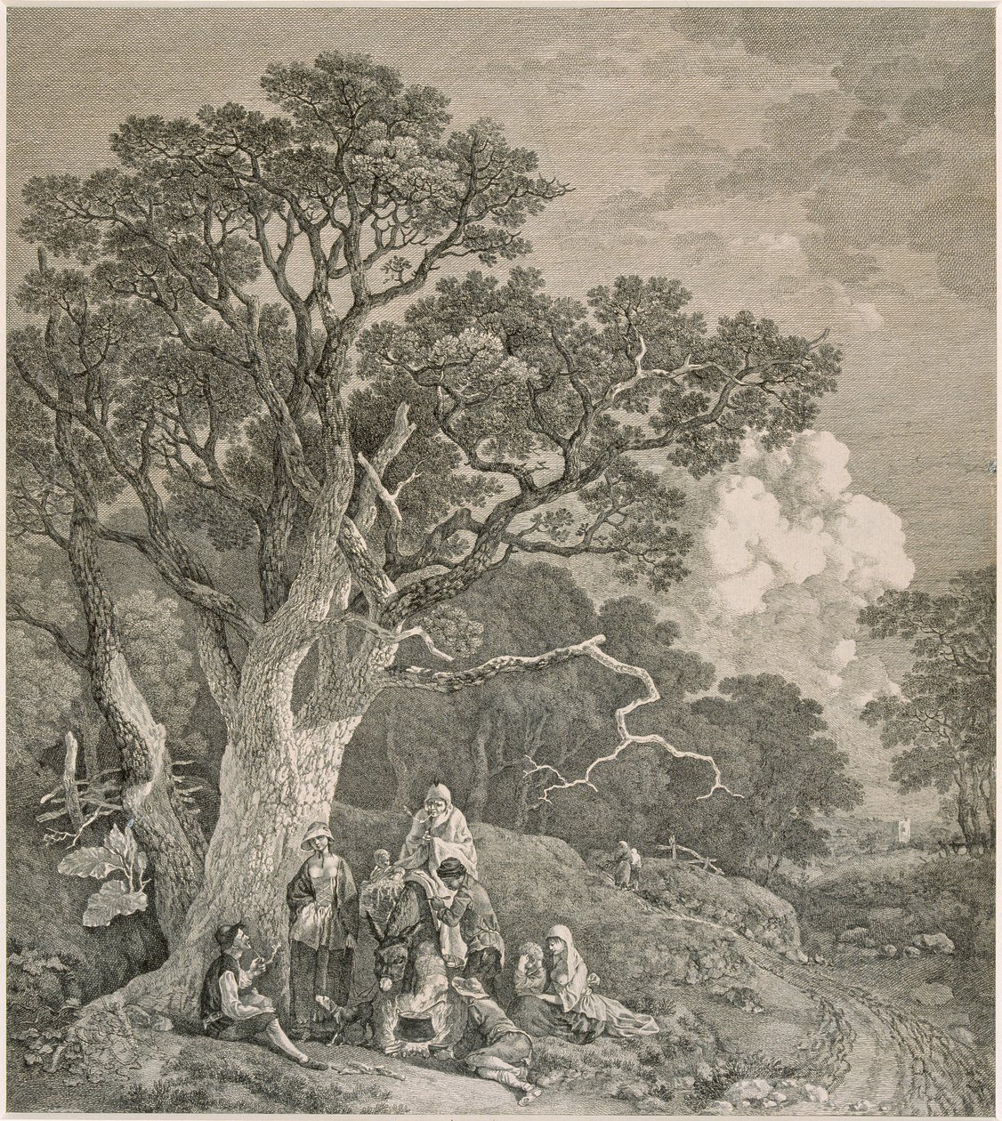 Bir ormandaki çingeneler, Thomas Gainsborough