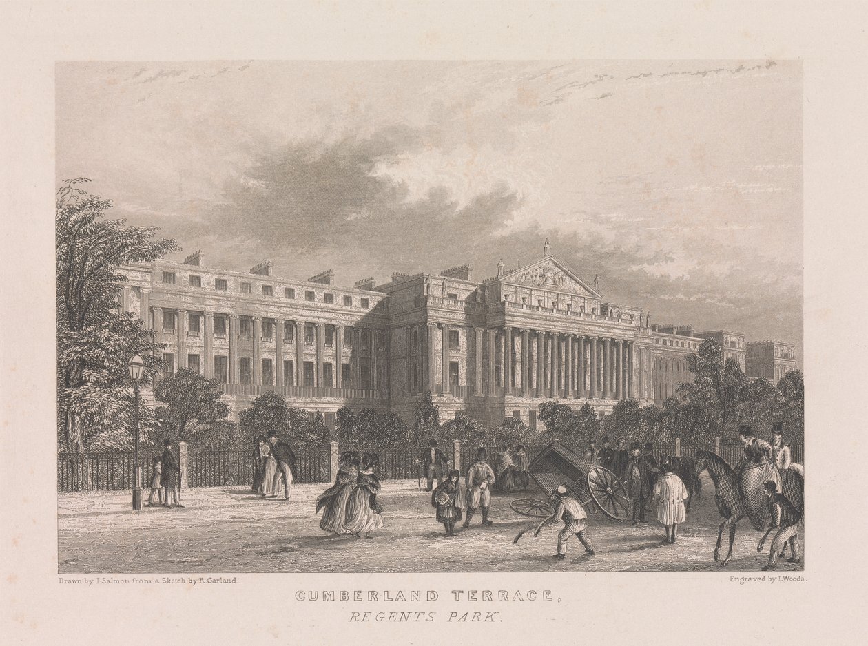 Cumberland Terası, Regents Parkı by John Woods