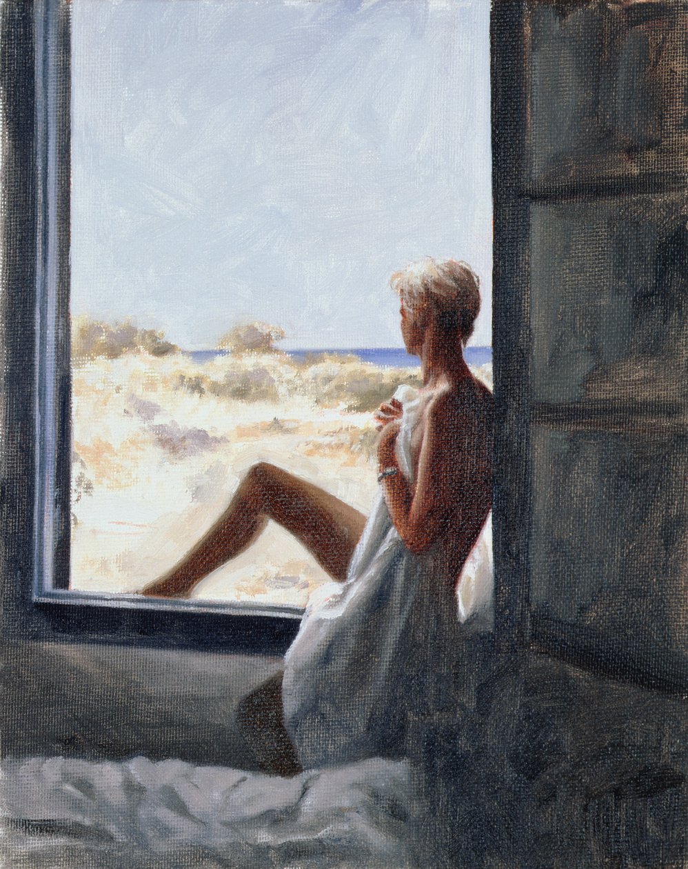 Mavi Deniz Rüyası (tuval üzerine yağlı boya) by John Worthington