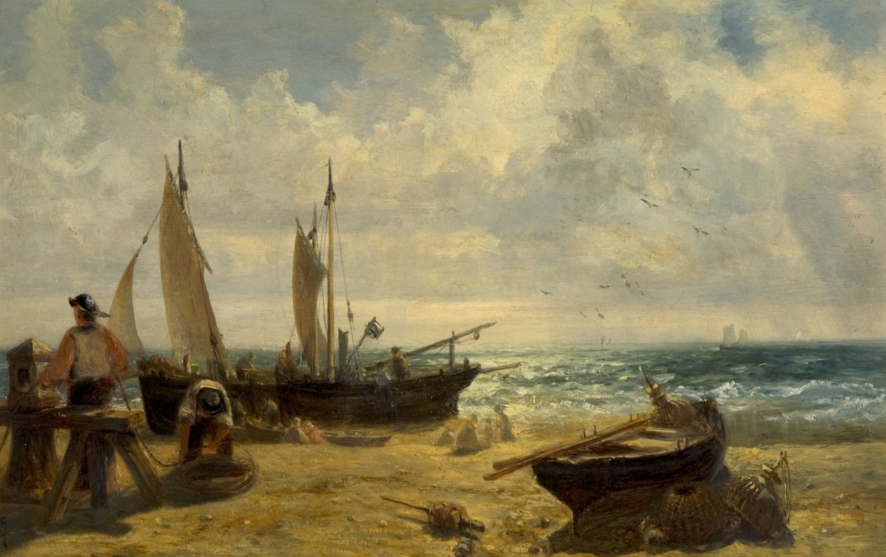 sahil sahnesi by John Wright Oakes