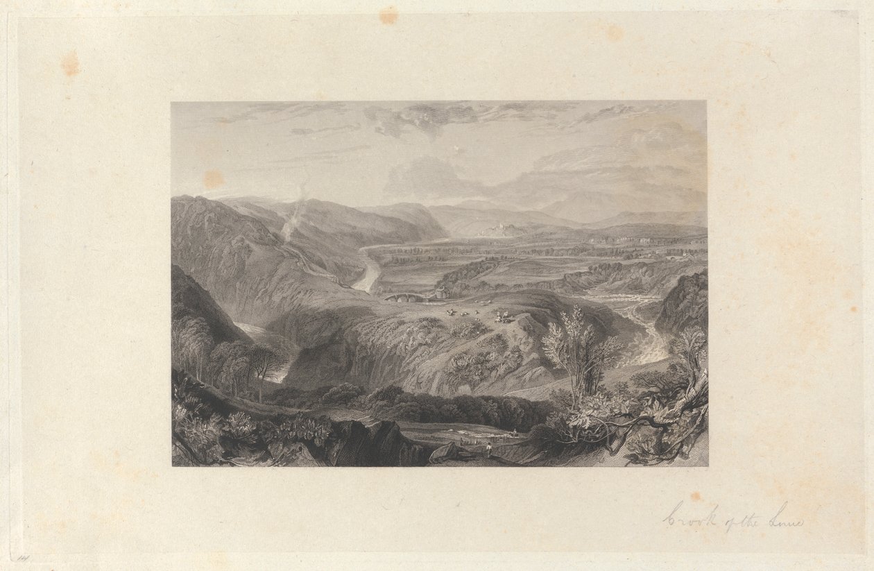 Lune'lu Crook, Hornby Kalesi'ne Bakıyor by John Wykeham Archer