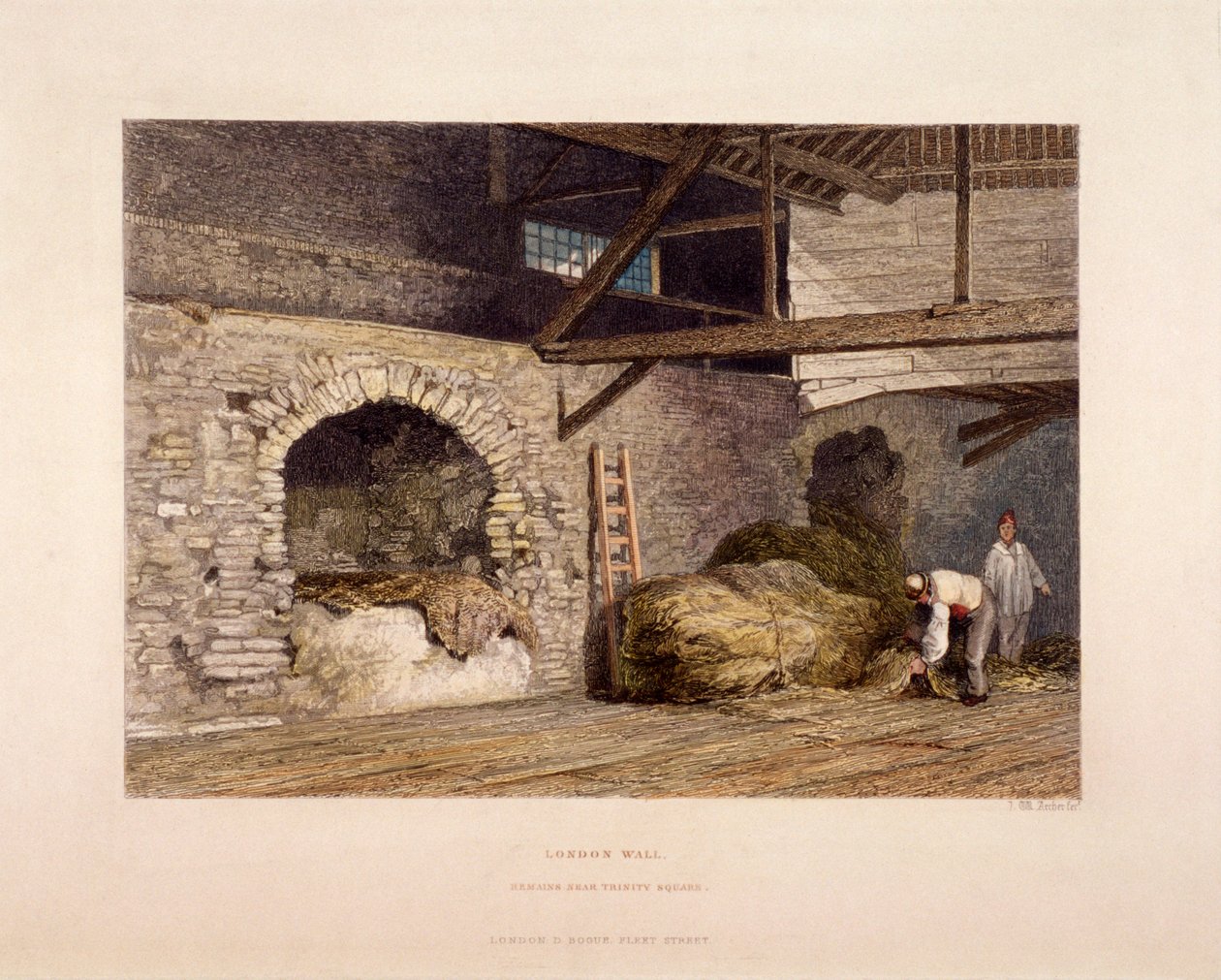 Trinity Meydanı, Londra, 1851 by John Wykeham Archer