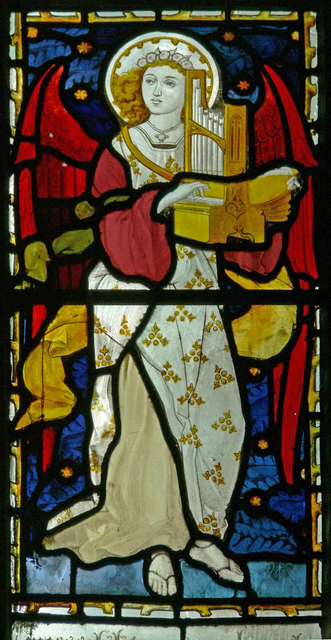 Müzikal melek, 1870 by John and Grylls Burlison