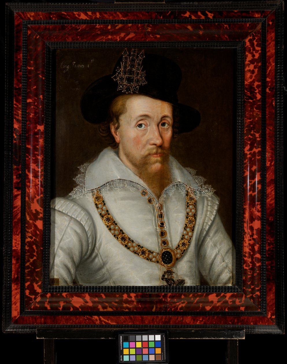 James I ve VI (1556-1625) by John de the Elder (studio of) Critz