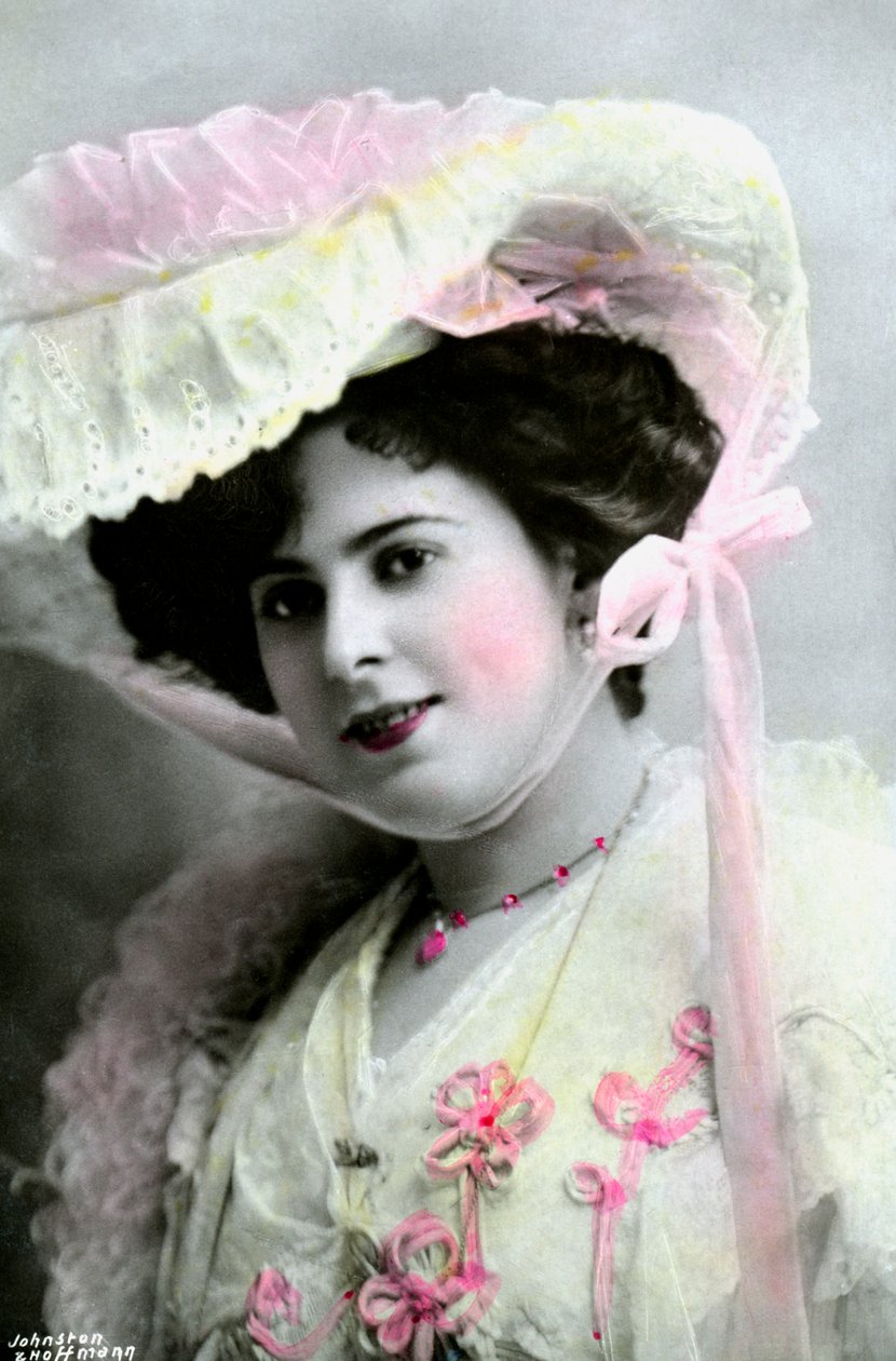 Gaynor Rowlands 1883-1906, İngiliz aktris, 20. yüzyılın başlarında. by Johnston and Hoffman